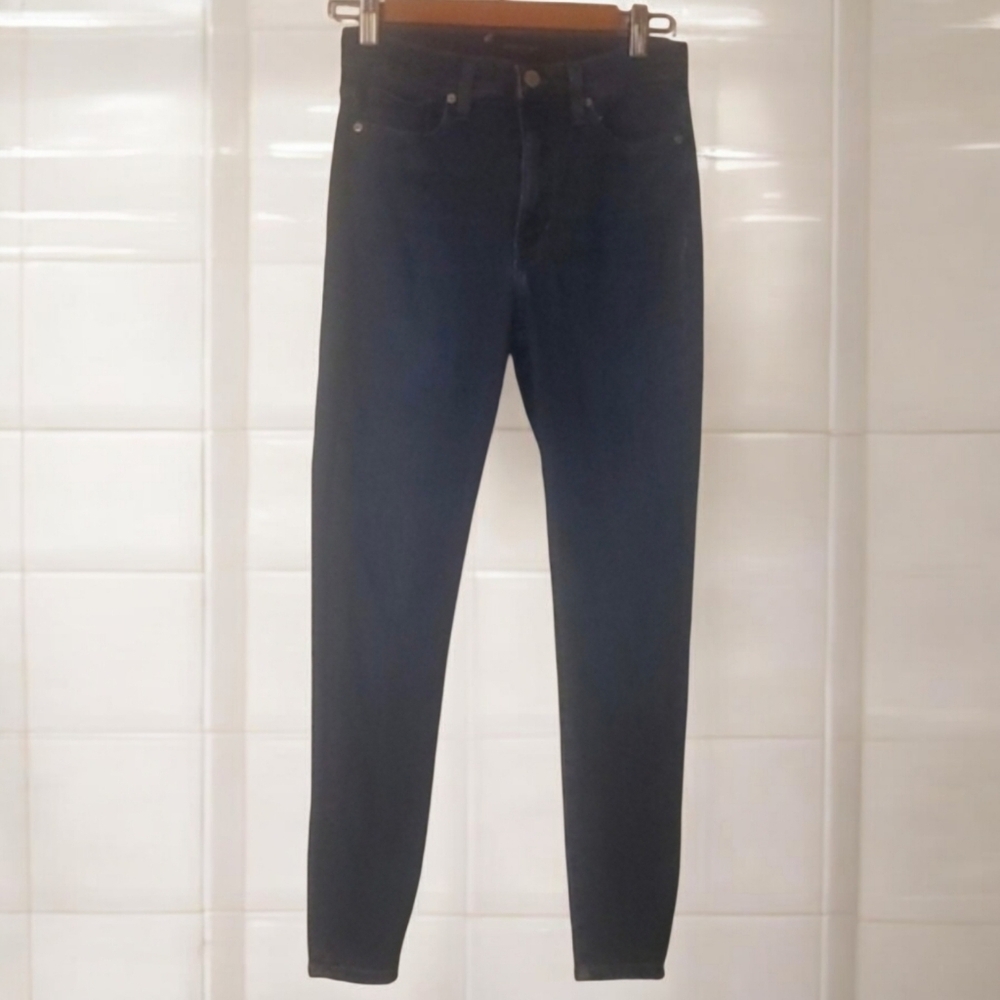 banana republic jeans womens size 4 size‎ 27 blue high rise skinny jeans